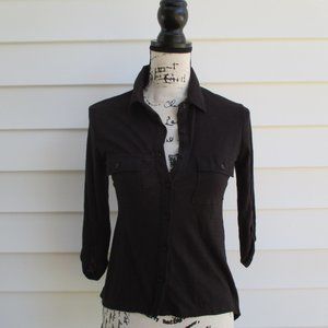 Ambiance Apparel Black Juniors Size Small Top